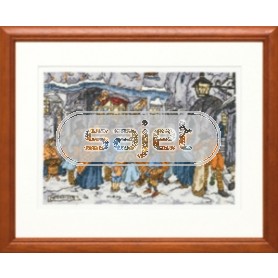 stickpackung anton pieck, muzikanten