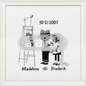 stickpackung jip en janneke, hochzeit madelene-frederik