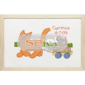 stickpackung dikkie dik, geburt cynthia