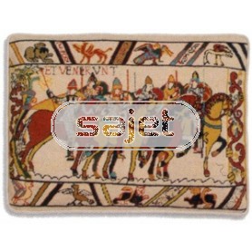 halber kreuzstichkissen hastings, "william rides to war" 