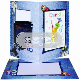 stickpackung glückwunschkarte, gratulation