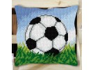 kreuzstichkissen voetbal