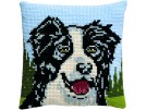 kreuzstichkissen border collie