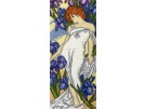 kreuzstichwandbehang mucha, iris