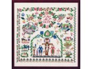 stickpackung sampler, celle, anno 1854