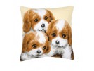 kreuzstichkissen drie puppies