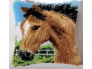 knüpfkissen paard