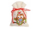 stickpackung kräutertütchen, kerstuiltje met kersttak