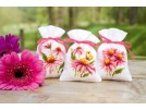 stickpackung kräutertütchen (3 st.) zonnehoeden met vlinders