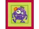 stickpackung monsters, paars monster