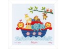 stickpackung ark van noach, geburt adam