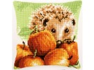 kreuzstichkissen egel met appels