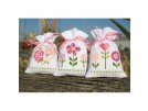 stickpackung kräutertütchen (3 st.) rose bloemen