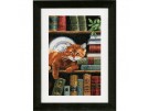stickpackung poes op de boekenplank