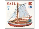 stickpackung zeilboot, rood