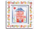 stickpackung huis met bloemen (incl. p.p.)