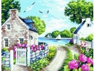 stramin zomerlandschap