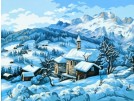 stramin winterlandschap