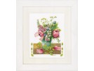 stickpackung marjolein bastin, vaas met zomerboeket