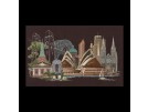 stickpackung sydney op zwart