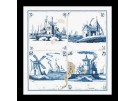 stickpackung tegels, dorpen