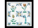 stickpackung tegels, bloemen