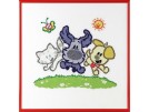 stickpackung woezel&pip, woezel, pip en buurpoes