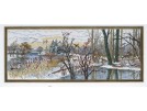 stickpackung winterlandschap met bosdieren