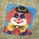 knüpfkissen clown (excl. knüpfhaken)