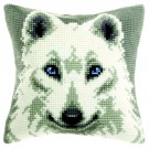 kreuzstichkissen wolf