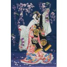 stickpackung geisha met bloesemtak