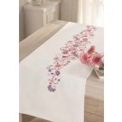 stielstichläufer stijlbloemen, wit