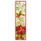 stickpackung lesezeichen, winterbloemen