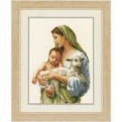 stickpackung maria met het kindje jezus en lam