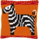 kreuzstichkissen zebra