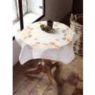 stielstichdecke fluitekruid met vlinder, wit