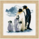 stickpackung pinguin familie op het ijs