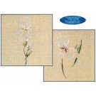 stickpackung orchidee of iris (material für 1 dessin)