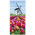 stickpackung hollandse tulpenvelden met molen