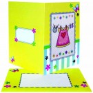 stickpackung glückwunschkarte, geburt meisje