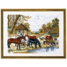 stickpackung etenstijd voor de paarden